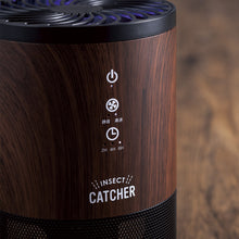 画像をギャラリービューアに読み込む, 落ち着いた木目柄のLED蚊取り捕虫器 AIC-40M