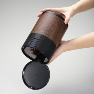 落ち着いた木目柄のLED蚊取り捕虫器 AIC-40M