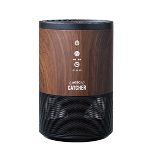 落ち着いた木目柄のLED蚊取り捕虫器 AIC-40M