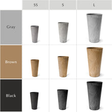 画像をギャラリービューアに読み込む, 自然環境に近い状態を表現できる縦長プランター ART STONE TALL(アートストーン トール)