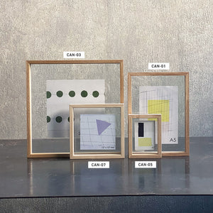 余白が写真を引き立たせる 正方形のフレーム CAN-07