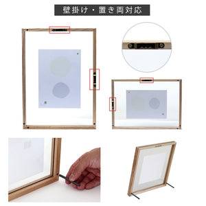 余白が写真を引き立たせる A7サイズのフレーム CAN-05