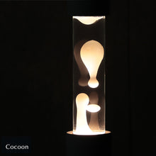 画像をギャラリービューアに読み込む, 点灯すると呼吸をするように流動的に形を変えながらコンクリートの筒を行き来する Dripping Lamp(ドリッピングランプ)