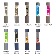 画像をギャラリービューアに読み込む, 点灯すると呼吸をするように流動的に形を変えながらコンクリートの筒を行き来する Dripping Lamp(ドリッピングランプ)