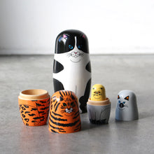 画像をギャラリービューアに読み込む, 猫のマトリョーシカ Feline 5(フィーラインファイブ)