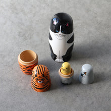 画像をギャラリービューアに読み込む, 猫のマトリョーシカ Feline 5(フィーラインファイブ)