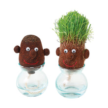 画像をギャラリービューアに読み込む, 頭から髪の毛のように芝生が生える栽培キット hair LABO(ヘアラボ)