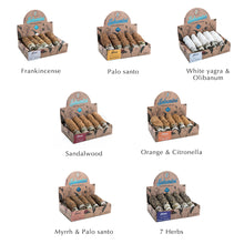 画像をギャラリービューアに読み込む, 乾燥させたセージなどを束にして燃やした煙で浄化するスマッジング INCENSE SMALL SMUGDE BOX x5 /Sagrada Madre(サグラダマドレ)