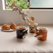 画像をギャラリービューアに読み込む, 職人の手によるハンドペイントが動物たちの息遣いを感じさせる LIFE LIKE MUG(ライフライク マグ)