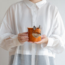 画像をギャラリービューアに読み込む, 職人の手によるハンドペイントが動物たちの息遣いを感じさせる LIFE LIKE MUG(ライフライク マグ)