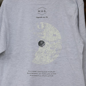 【MAG.オリジナル】ロングスリーブTシャツ CIRCLE MAP