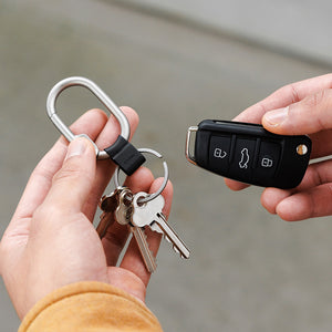 軽量でスマート、スリムにデザインされたカラビナ Orbitkey Clip Mini(オービットキー・クリップ ミニ)