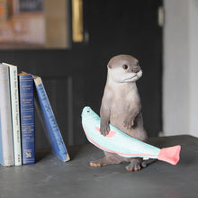 画像をギャラリービューアに読み込む, カワウソのお役立ち貯金箱 PET BANK OTTER(ペットバンク オッター)