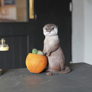 カワウソのお役立ち貯金箱 PET BANK OTTER(ペットバンク オッター)