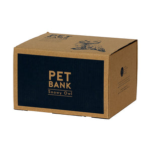 シロフクロウのお役立ち貯金箱 PET BANK SNOWY OWL(ペットバンク スノー オウル)