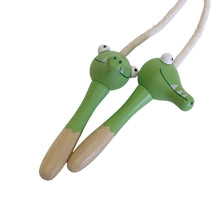 画像をギャラリービューアに読み込む, 太めのコットンロープと、木製の動物型持ち手が楽しい縄跳び SKIPPING ROPE(スキッピング ロープ)