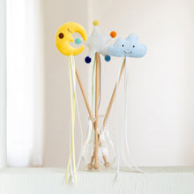 画像をギャラリービューアに読み込む, 猫を誘惑する星空の猫じゃらし STARRY SKY CAT PLAYING ROD