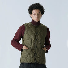 画像をギャラリービューアに読み込む, カットソーやタートルネックとの相性が抜群 TAION ミリタリー クルーネックボタン ダウンベスト (TAION-004B2ML-1)
