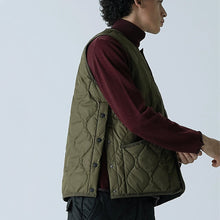 画像をギャラリービューアに読み込む, カットソーやタートルネックとの相性が抜群 TAION ミリタリー クルーネックボタン ダウンベスト (TAION-004B2ML-1)