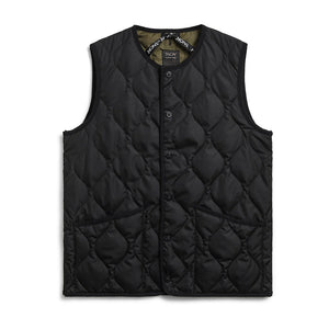 カットソーやタートルネックとの相性が抜群 TAION ミリタリー クルーネックボタン ダウンベスト (TAION-004B2ML-1)