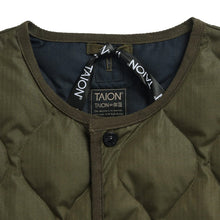 画像をギャラリービューアに読み込む, カットソーやタートルネックとの相性が抜群 TAION ミリタリー クルーネックボタン ダウンベスト (TAION-004B2ML-1)