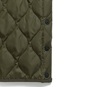 カットソーやタートルネックとの相性が抜群 TAION ミリタリー クルーネックボタン ダウンベスト (TAION-004B2ML-1)