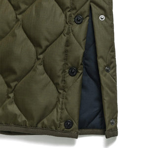 カットソーやタートルネックとの相性が抜群 TAION ミリタリー クルーネックボタン ダウンベスト (TAION-004B2ML-1)