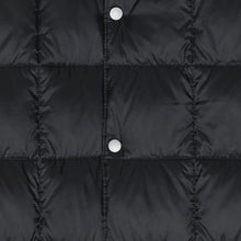 画像をギャラリービューアに読み込む, 軽くて暖かく着回しやすいシンプルなデザイン TAION ベーシック クルーネックボタン インナーダウンジャケット(TAION-104)