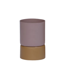 画像をギャラリービューアに読み込む, 竹筒を切ったかのような、ツートンのアイアンプランターカバー Valente Picco(ヴァレンテ ピッコ)