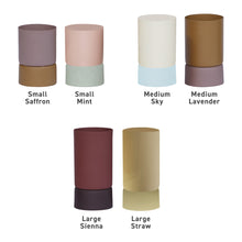 画像をギャラリービューアに読み込む, 竹筒を切ったかのような、ツートンのアイアンプランターカバー Valente Picco(ヴァレンテ ピッコ)