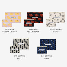 画像をギャラリービューアに読み込む, フラットな形状で使えば使うほど馴染むリネン素材のポーチ WARMGREY TAIL の FLAT POUCH