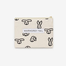 画像をギャラリービューアに読み込む, フラットな形状で使えば使うほど馴染むリネン素材のポーチ WARMGREY TAIL の FLAT POUCH