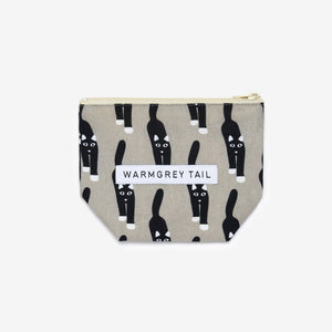 物をたっぷり収納できるポーチ WARMGREY TAIL の STANDING POUCH