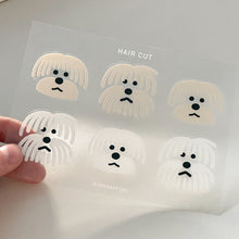画像をギャラリービューアに読み込む, イラストに沿って型抜かれているホワイトコーティングステッカー WARMGREY TAIL の STICKER(ステッカー)