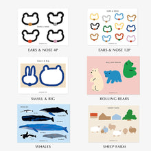 画像をギャラリービューアに読み込む, イラストに沿って型抜かれているホワイトコーティングステッカー WARMGREY TAIL の STICKER(ステッカー)