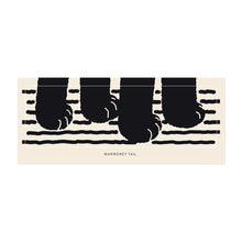 画像をギャラリービューアに読み込む, イラストに沿って型抜かれているホワイトコーティングステッカー WARMGREY TAIL の STICKER(ステッカー)