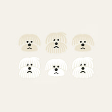 画像をギャラリービューアに読み込む, イラストに沿って型抜かれているホワイトコーティングステッカー WARMGREY TAIL の STICKER(ステッカー)