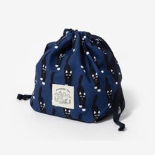 画像をギャラリービューアに読み込む, たっぷり収納 簡単に開け閉めできるポーチ WARMGREY TAIL の STRING POUCH