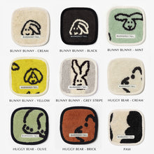 画像をギャラリービューアに読み込む, 1つ1つデザインが異なる WARMGREY TAIL の TOWEL COASTER(タオルコースター)