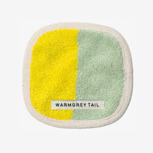 画像をギャラリービューアに読み込む, 1つ1つデザインが異なる WARMGREY TAIL の TOWEL COASTER(タオルコースター)