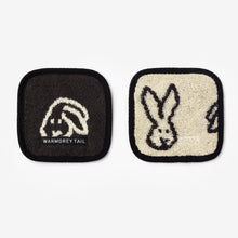 画像をギャラリービューアに読み込む, 1つ1つデザインが異なる WARMGREY TAIL の TOWEL COASTER(タオルコースター)