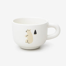 画像をギャラリービューアに読み込む, イラストと相性が良いフォルムのマグカップ WARMGREY TAIL の TUBE MILK CUP(チューブ ミルクカップ)