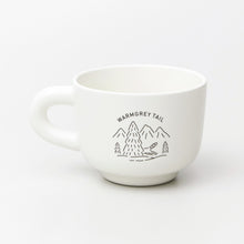 画像をギャラリービューアに読み込む, イラストと相性が良いフォルムのマグカップ WARMGREY TAIL の TUBE MILK CUP(チューブ ミルクカップ)