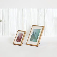 画像をギャラリービューアに読み込む, ホワイトオーク材にオイル加工を施した温もりあるウッドフレーム YVR(ワイブイアール)