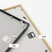 画像をギャラリービューアに読み込む, ホワイトオーク材にオイル加工を施した温もりあるウッドフレーム YVR(ワイブイアール)