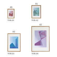 画像をギャラリービューアに読み込む, ホワイトオーク材にオイル加工を施した温もりあるウッドフレーム YVR(ワイブイアール)