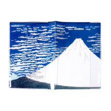 画像をギャラリービューアに読み込む, パスポートを入れると北斎の赤富士が完成するパスポートホルダー Akafuji（アカフジ）
