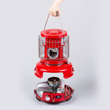 画像をギャラリービューアに読み込む, コンパクトサイズで持ち運びにも便利な アラジン ポータブルガスストーブ