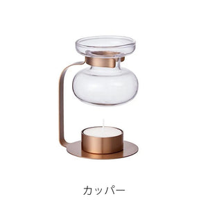 心地よくシーンの切り替えを愉しめる アロマオイルウォーマー