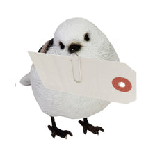 画像をギャラリービューアに読み込む, リアルなシマエナガのオブジェ BIRDIE BILL LONG-TAILED TIT(バーディ ビル ロング テイルド ティッド)